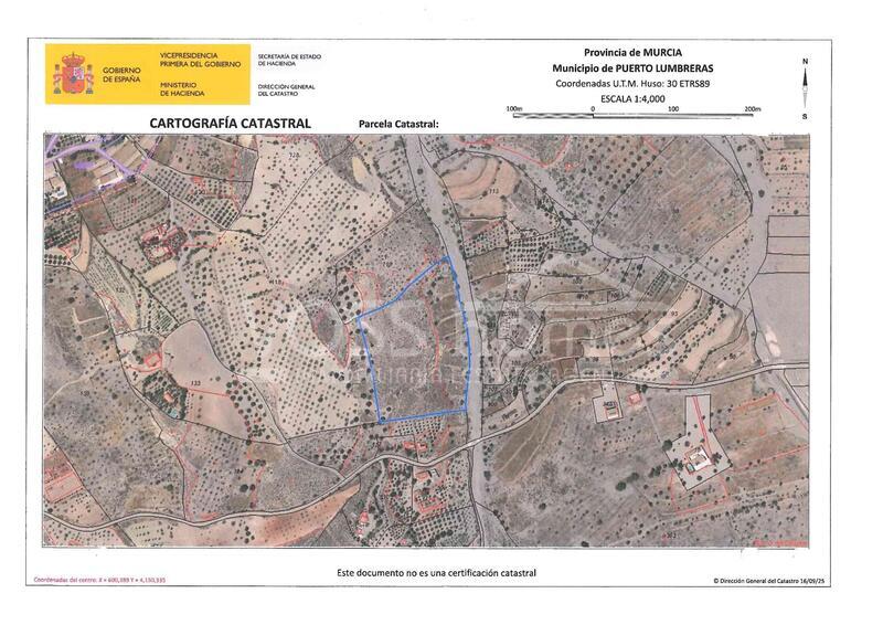 VH2629: Rustic Land for Sale in Puerto Lumbreras Area